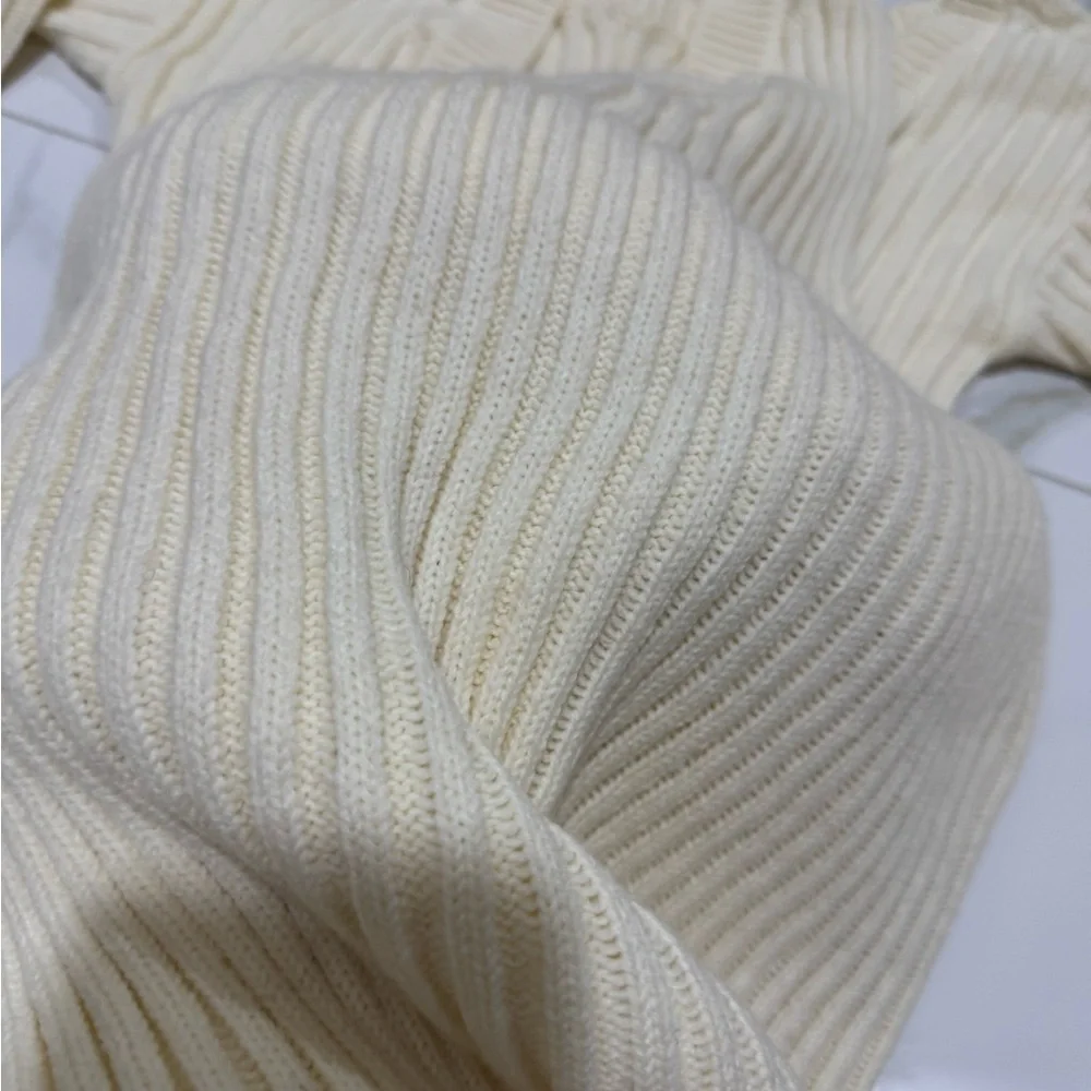 PINKO Sweater Dress with cut out shoulders - Picture 6 of 8